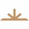 Ekena Millwork Saratoga Timber Gable Bracket, Western Red Cedar, 72"W x 30"H x 1 1/2"D x 5 1/2"F, 10/12 Pitch GBW072X30X0206SAR00SWR - alternate 1